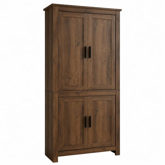 Drewniana szafka spiżarniana dąb wenge 180x80x40cm