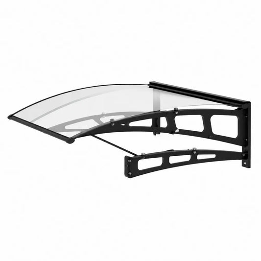 Zadaszenie drzwi z poliwęglanu 4 mm 120 x 80 cm przezroczyste
